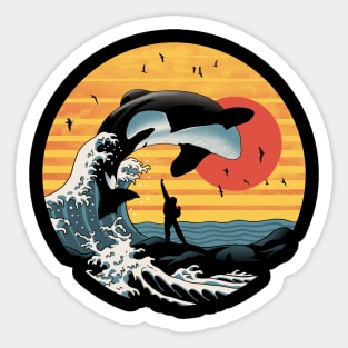 The Great Killer Whale Sticker